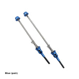 two blue screws with a white background and a white background