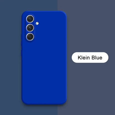 A blue phone case with the text’ki blue ’