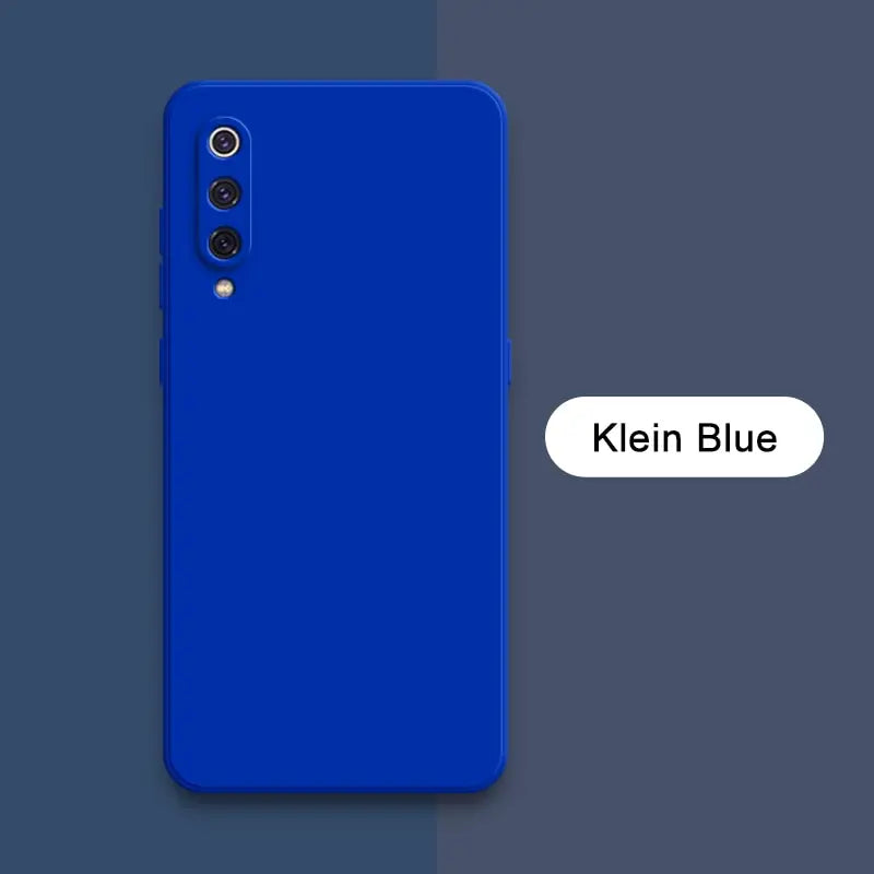 A blue phone case with the text’person ’