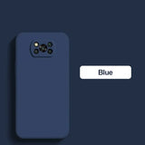 a blue phone with the text blue on it