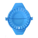 a blue plastic watch with a plastic face