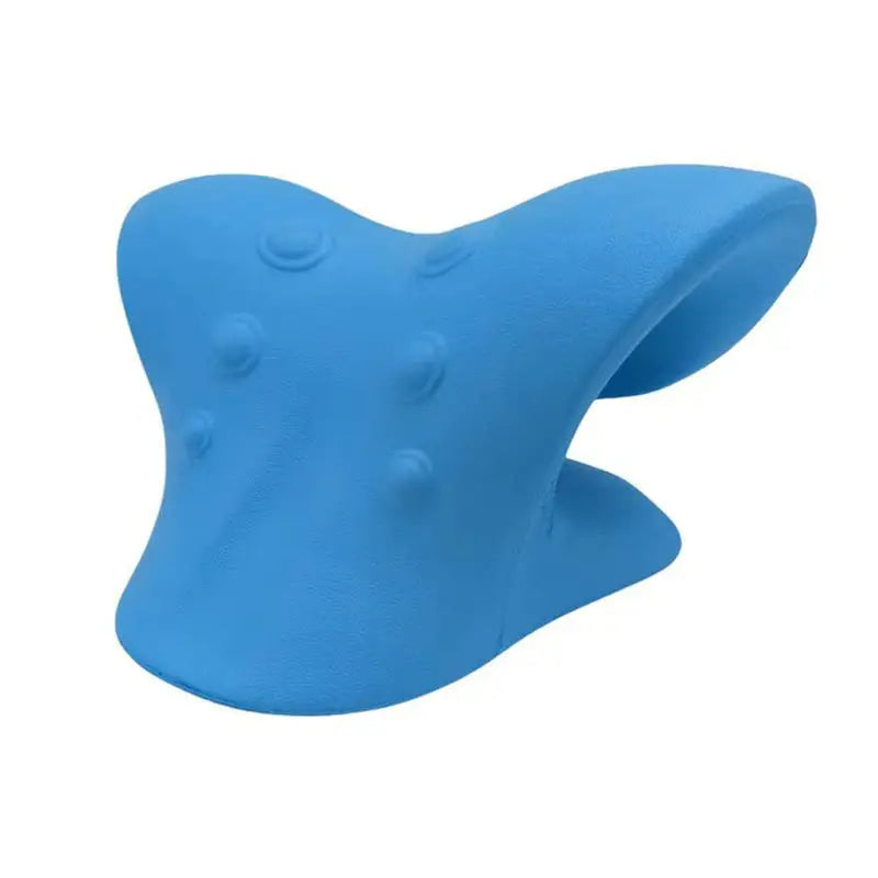 a blue silicone toy with a small, round shaped nose