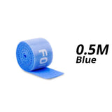 a roll of blue cloth with the words blue