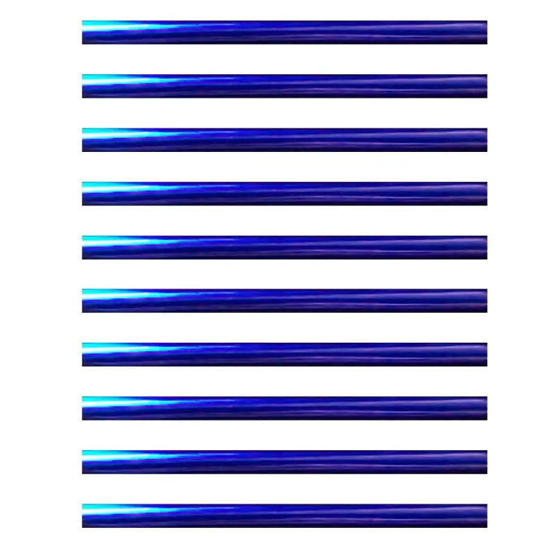 blue glass rods