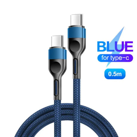 blue type - c usb cable