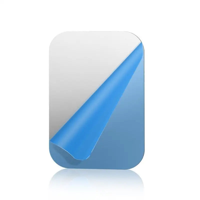 a blue paper icon with a curved corner