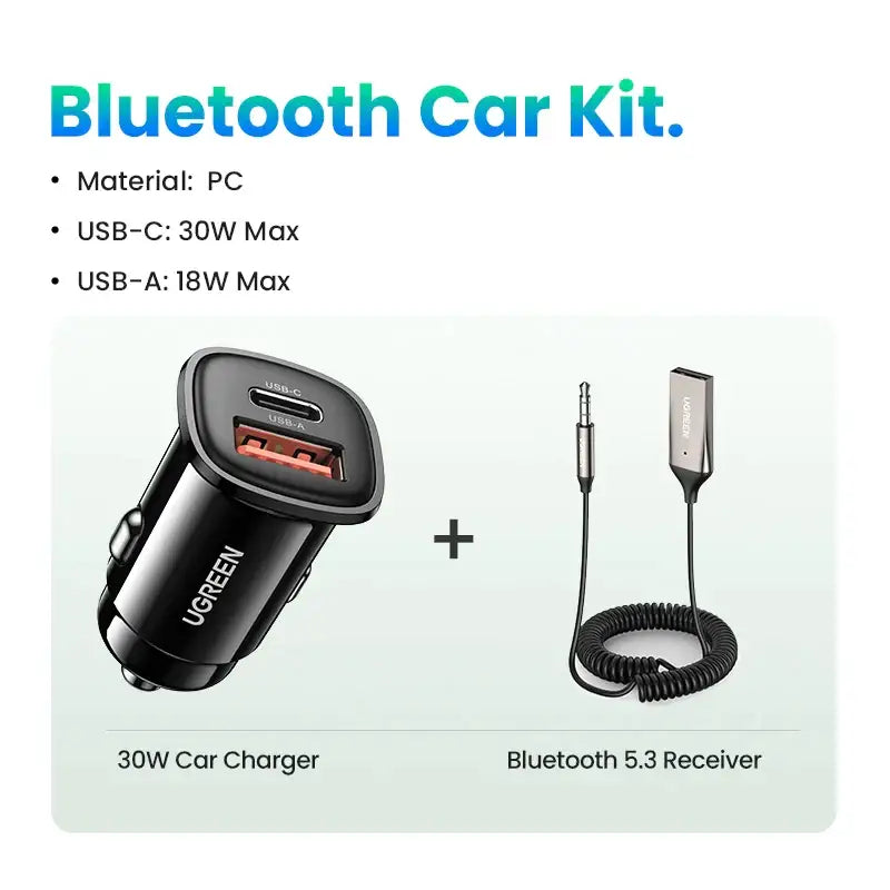 bluetooth car kit with usb and usb