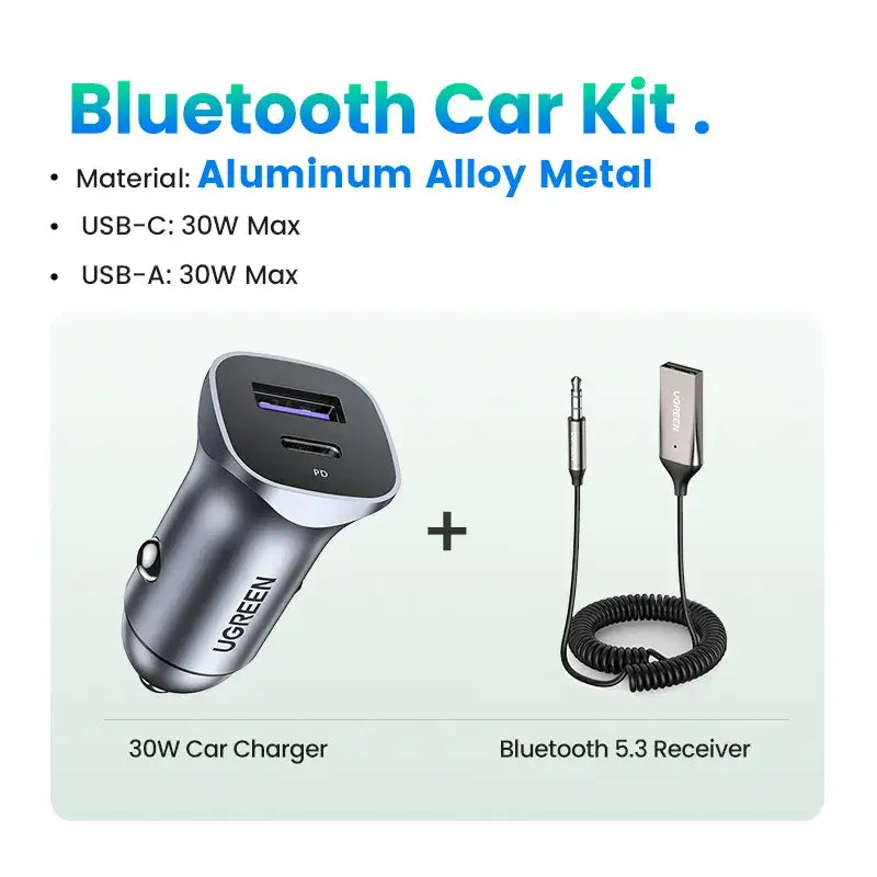 bluetooth car kit with usb and usb