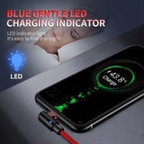 the bluetooth charging device is shown with a red led