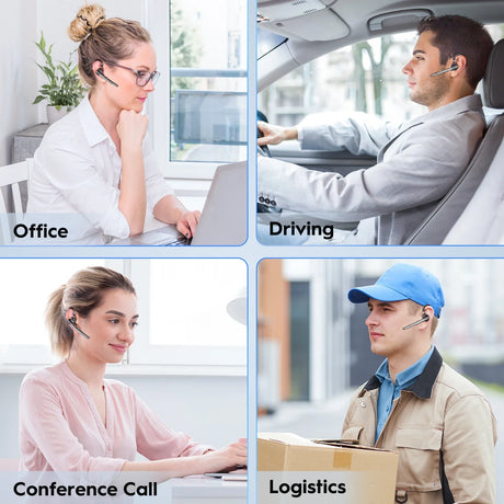 Bluetooth headset suitable for various professional and personal uses.