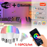 Bluetooth rgb led bulb light