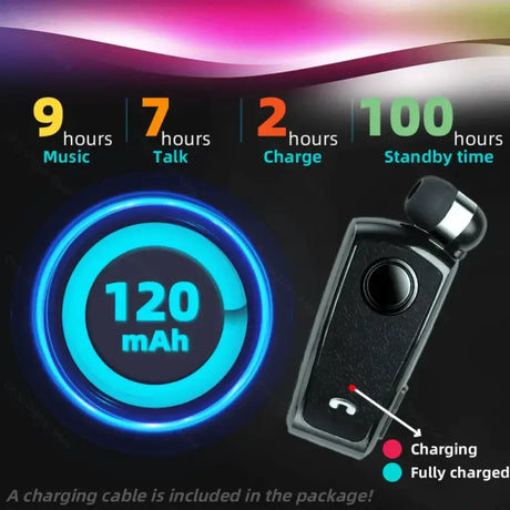 The bluetooth smart car charger is shown with the charging button