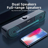 a bluetooth speaker with a smartphone and a phone