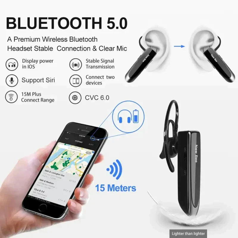 Bluetooth wireless earphones