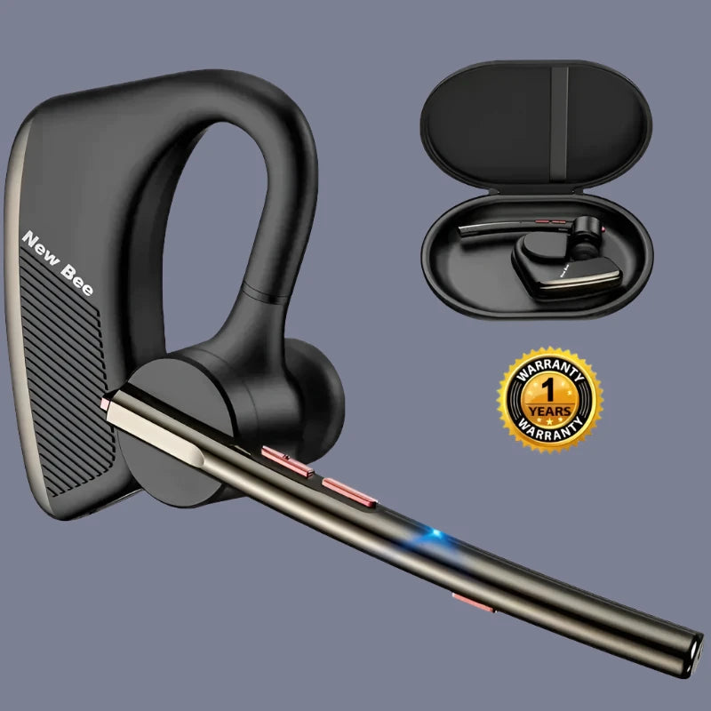 Bluetooth wireless earphones with microphone