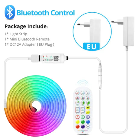 Bluetoothonl usb led strip with remote control