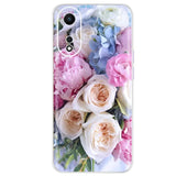 a bouquet of flowers on a white background phone case