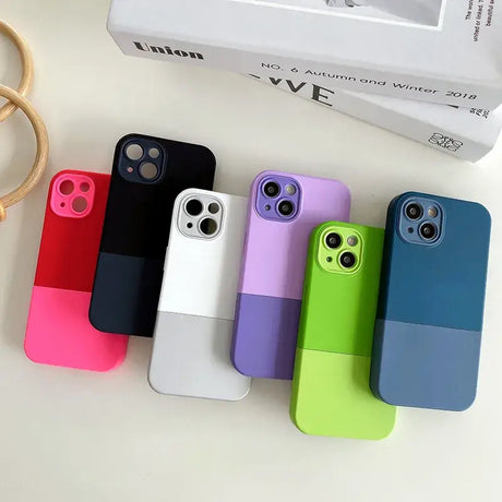 A box with four different colors of the phone