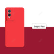 Bright red smartphone with dual rear cameras.