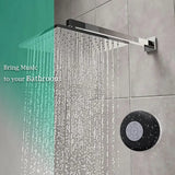 a shower head with the words bring your bathroom