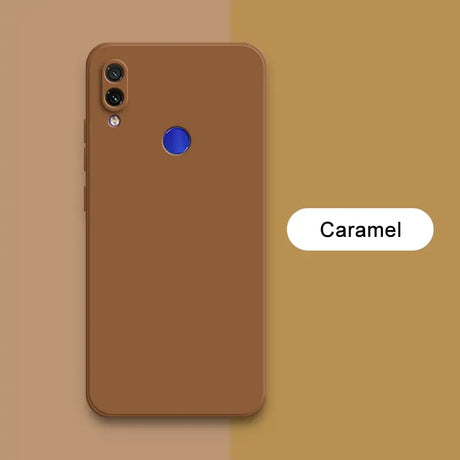 A brown iphone case with the text camel