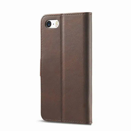 The brown leather iphone case