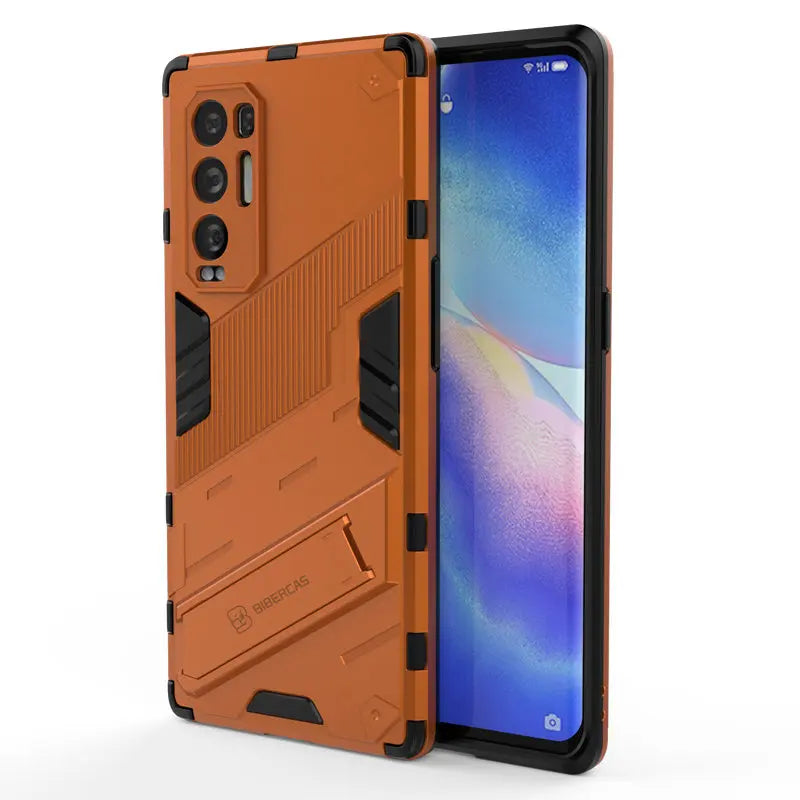 the back of a brown samsung phone case
