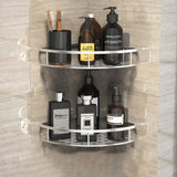 a bathroom shelf with a lot of different products