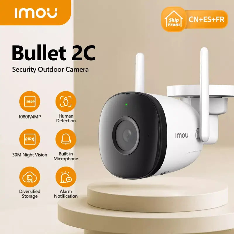 The bullet 2c security camera