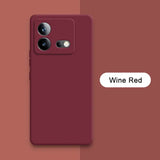 Burgundy-colored smartphone case with dual camera cutouts.