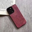 The burgundy leather case for the iphone 11