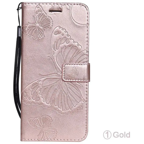 the butterfly leather wallet case for iphone