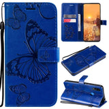 butterfly leather wallet case for samsung s9