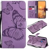 butterfly pattern wallet case for samsung s9