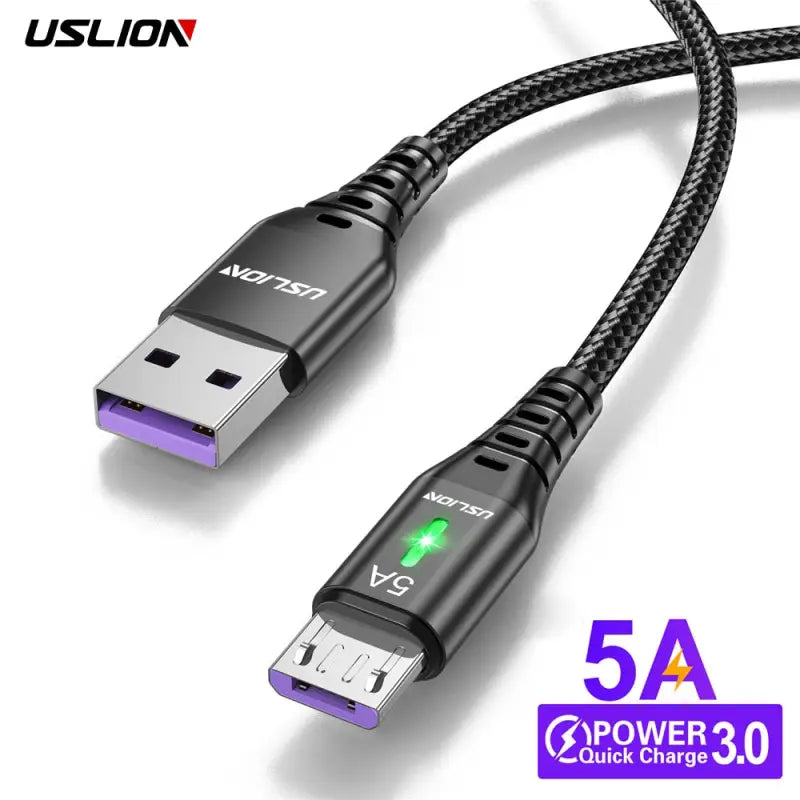 usb cable usb charger cable for iphone and android