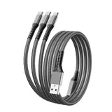 a usb cable with a metal clasp