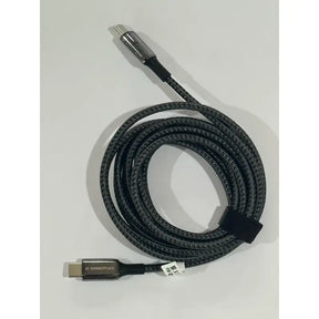 The cable is connected to the usb cable