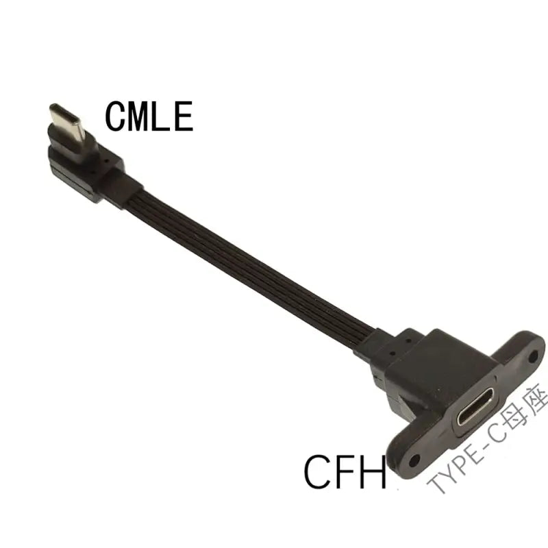 a black cable with the connector removed