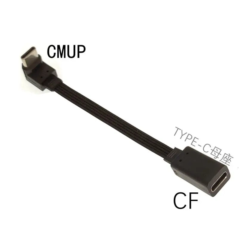 a black cable with the connector removed