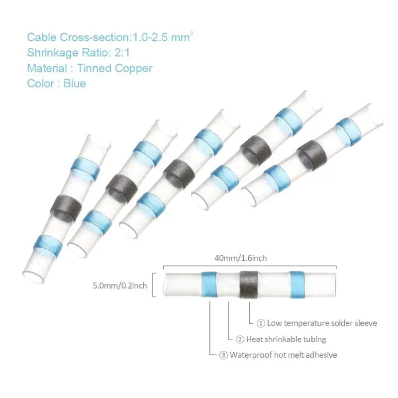 the blue and white color of the cable is shown in the diagram