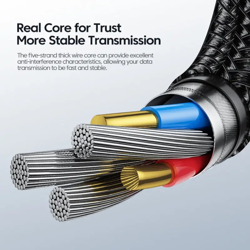 a cable with the words,’real trust ’