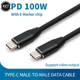 a pair of black hd cable with a white background