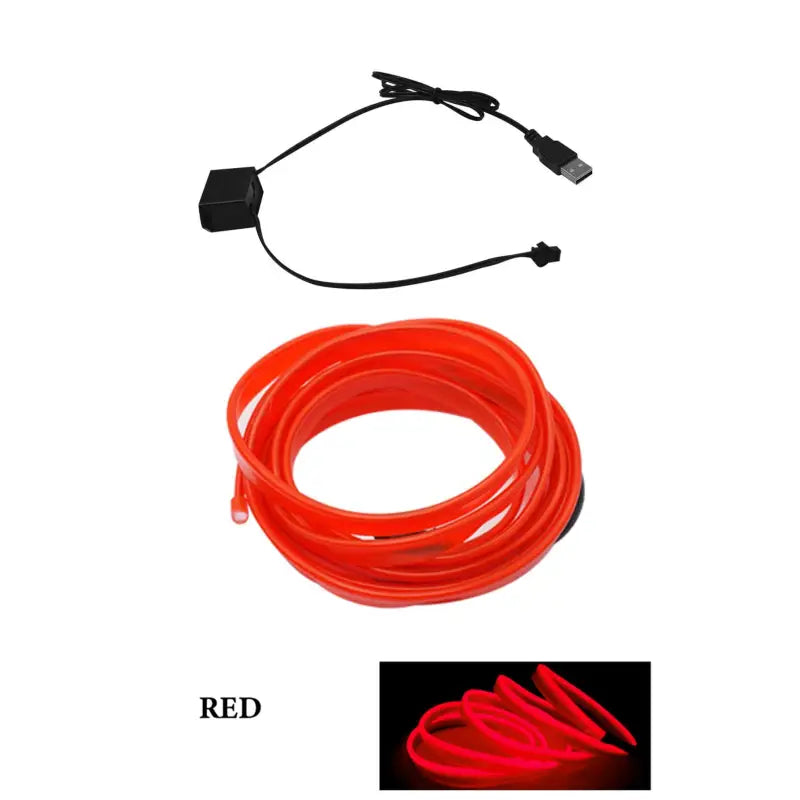 red led light cable