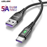 usb cable with a usb type c connector and a usb type c connector