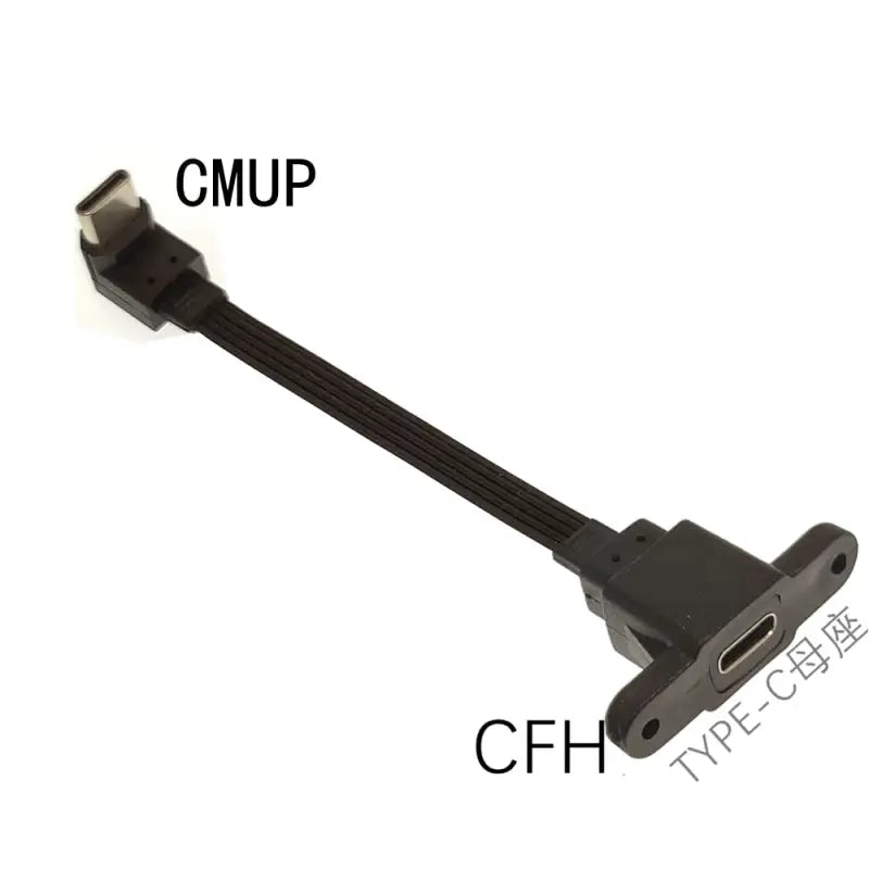 a black cable with the connector removed