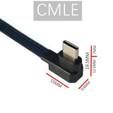 a close up of a cable connected to a computer with a cmile logo