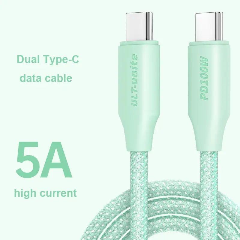 a green cable with the words’data cable ’