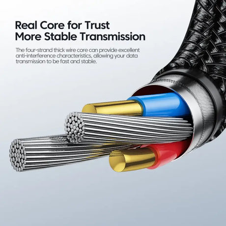 a cable with the words,’real trust ’