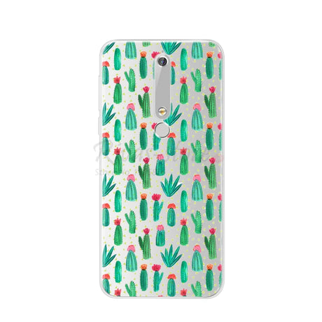 Cactus-patterned phone case.