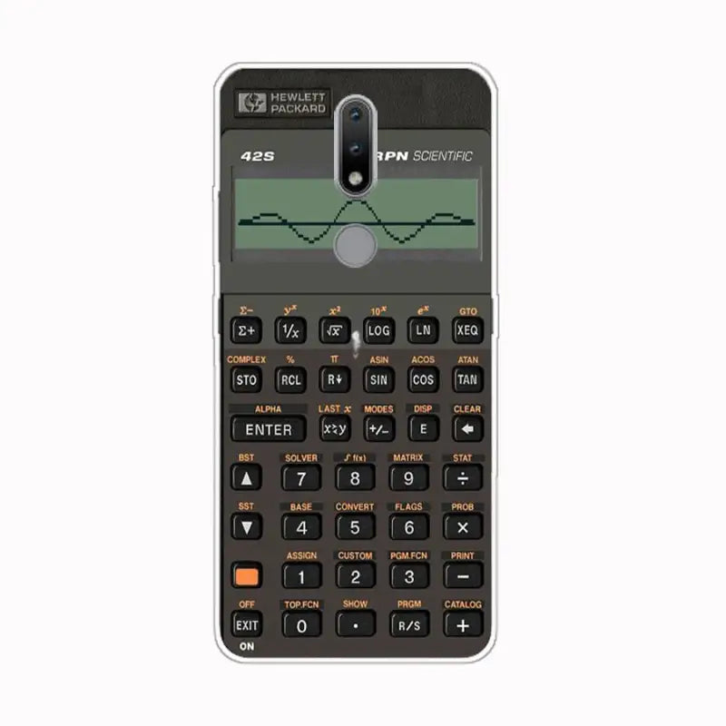 a calculaer with a calculaer on it